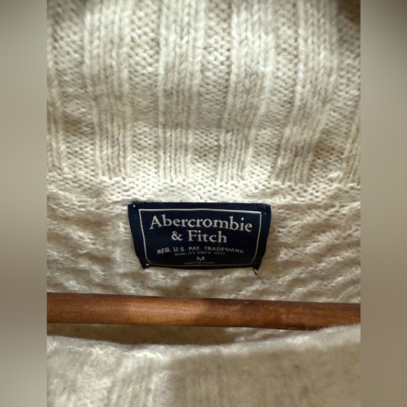 Abercrombie & Fitch Mock Neck Cream
Cable Knit Sweater Dress - Picture 6 of 6